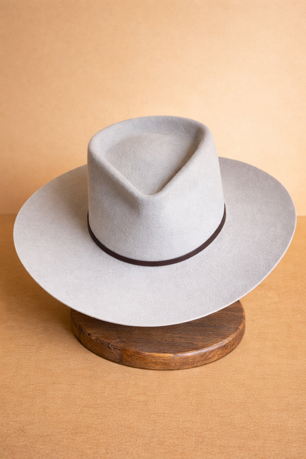 SOMBRERO FEDORA BLANCO HUESO