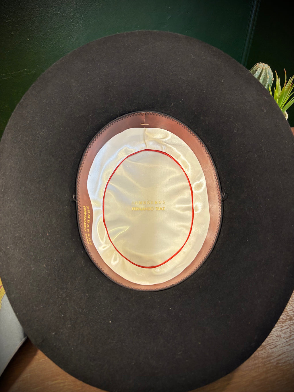SOMBRERO DEL PATRON PELO DE CONEJO