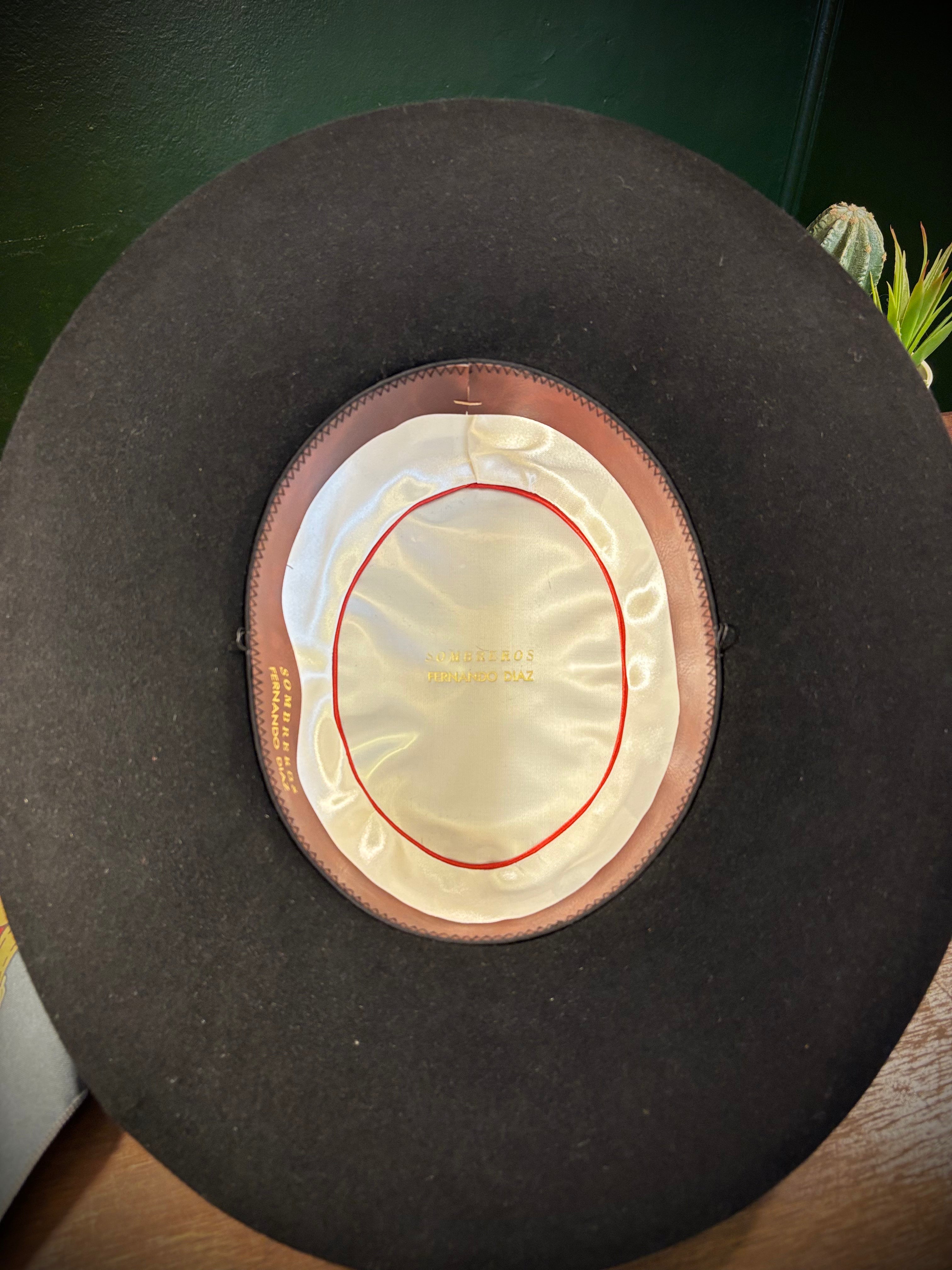 SOMBRERO DEL PATRON PELO DE CONEJO